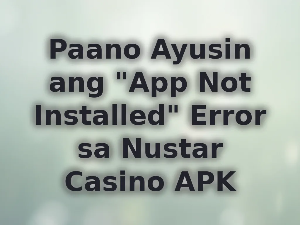 Fixing APK Errors